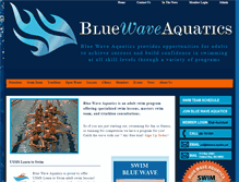 Tablet Screenshot of bluewave-aquatics.com